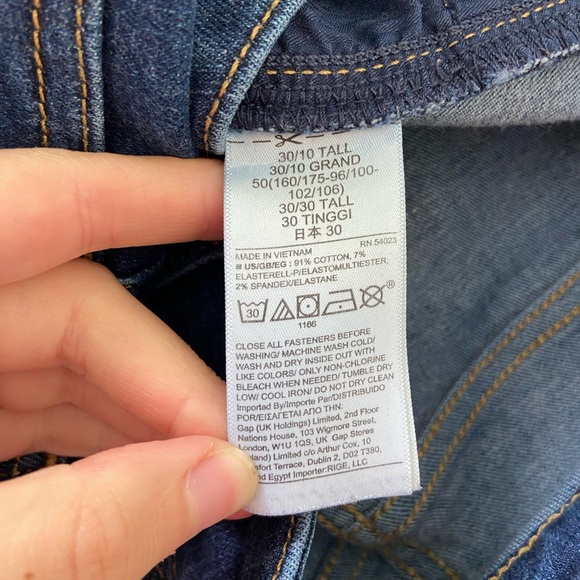 NWOT | Vintage GAP women’s universal jegging sky high — size 30/10 Tall - Picture 6 of 6